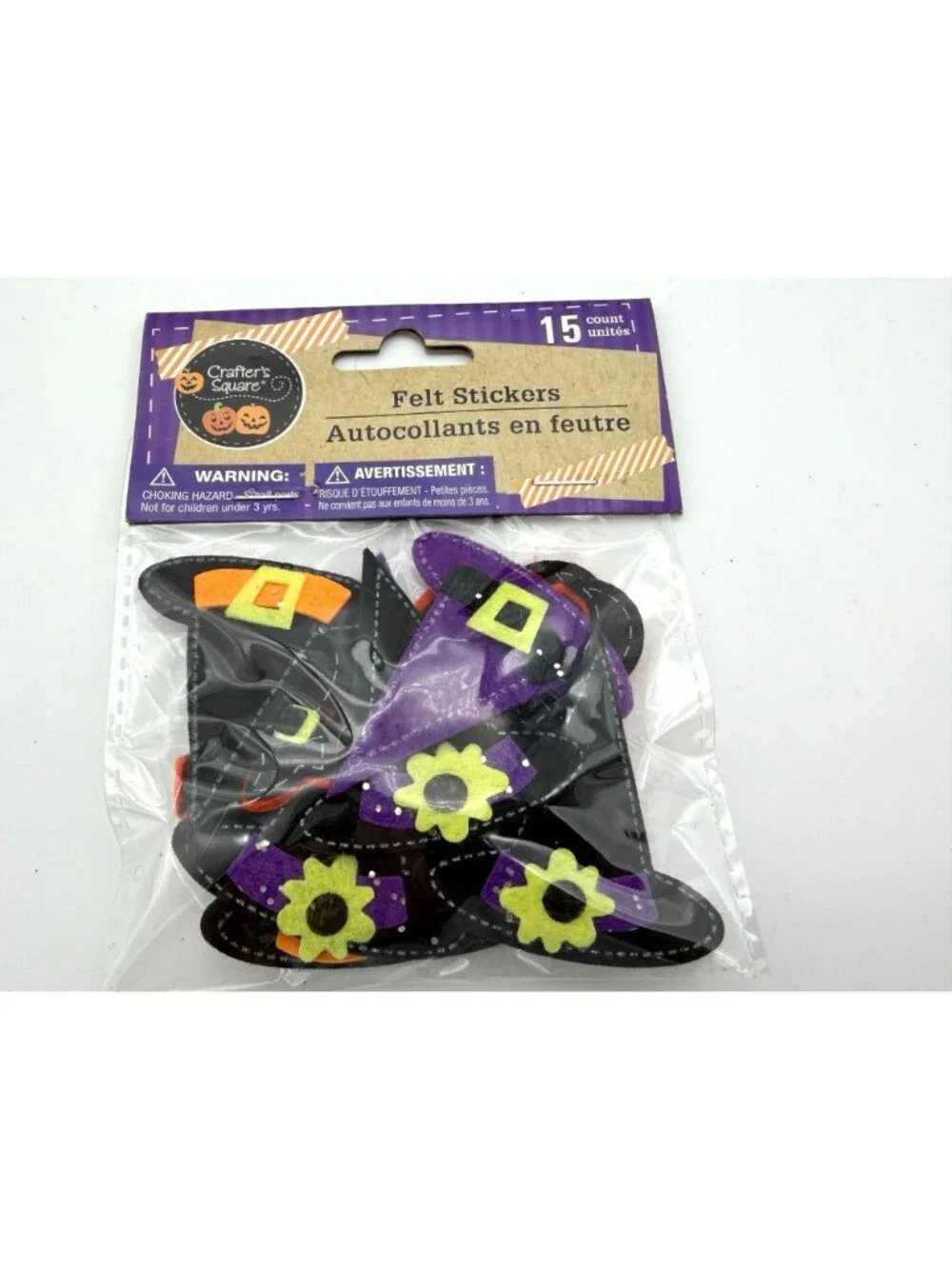 Lot of Six Halloween & Witch Theme Household Decor with Glitter Accents
